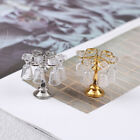 1 Set metal cup holder with 4 wine glasses dollhouse miniature accessories-i-