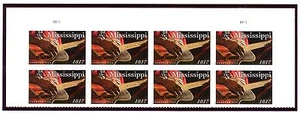 US 5190 Mississippi - Top Forever Plate Block of 8 - MNH - 2017 - P1111 - Bild 1 von 1
