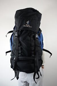 Deuter Eclipse 65+10 Expedition Rucksack Backpack Black Blue Camping Outdoors