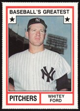 1982 TCMA Baseball's Greatest Pitchers   Whitey Ford #3 New York Yankees