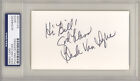 DICK VAN DYKE SIGNED AUTOGRAPHED 3 X 5 INDEX CARD PSA AUTHENTIC (511 P10)