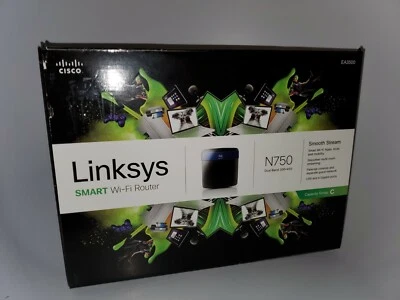 Cisco Linksys EA3500 N750 Dual-Band 300+450 Wi-Fi Router - Tested WORKS!  - Image 1 of 4