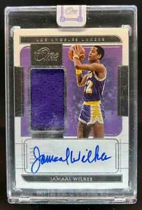 2021-22 Panini One and Jamaal Wilkes Jersey Auto #63/99 Lakers - Picture 1 of 2