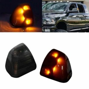 Amber LED Side Mirror Turn Signal Light For Dodge Ram 1500 2500 3500 Smoked LenS - Picture 1 of 6