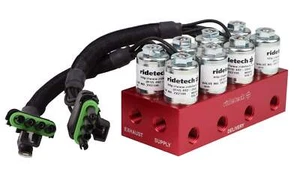 Válvula de 4 vías Ridetech 31934001 RidePro con puertos NPT de 1/4" - Imagen 1 de 1