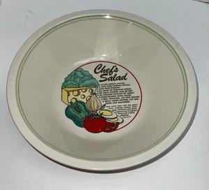 Mount Clemens Pottery  Chef Salad Bowl Serving Bowl 11 1/4 " - Picture 1 of 10