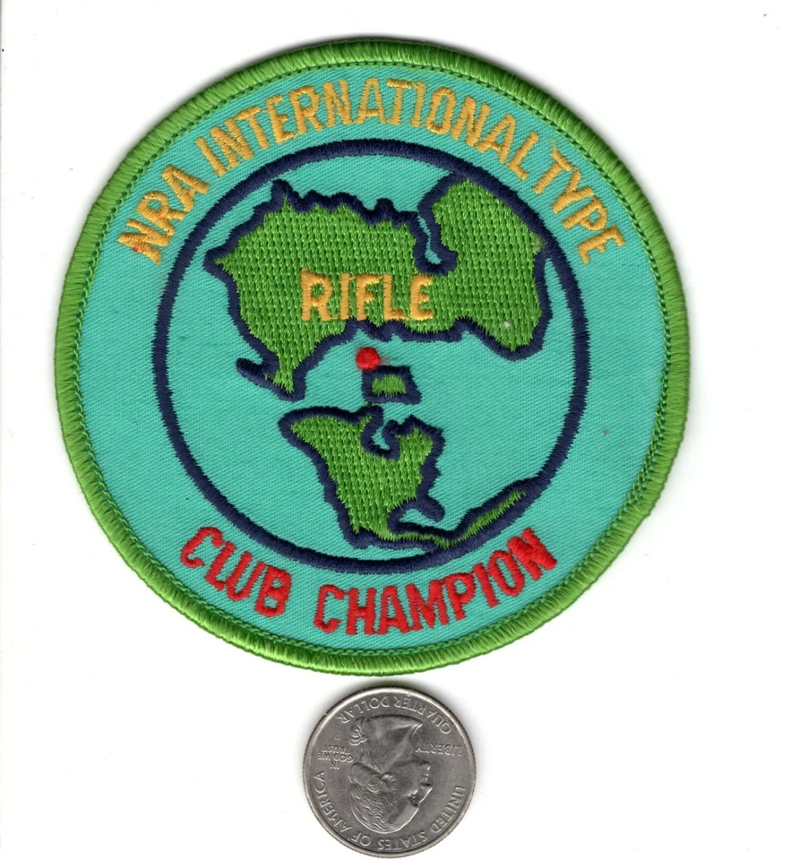 N.R.A. CLUB CHAMPION FIREARMS GUN RIFLE PISTOL AMMO SHOTGUN PATCH-MICHIGAN DEER - Image 1 of 1