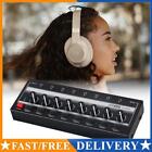 8 Channel Headphone Amplifier With Power Adapter HA800S Convenient Useful Black 