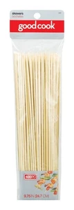 Good Cook Natural Smooth Solid Non-Porous Bamboo Dishwasher Safe Skewer 10 L in. - Picture 1 of 1