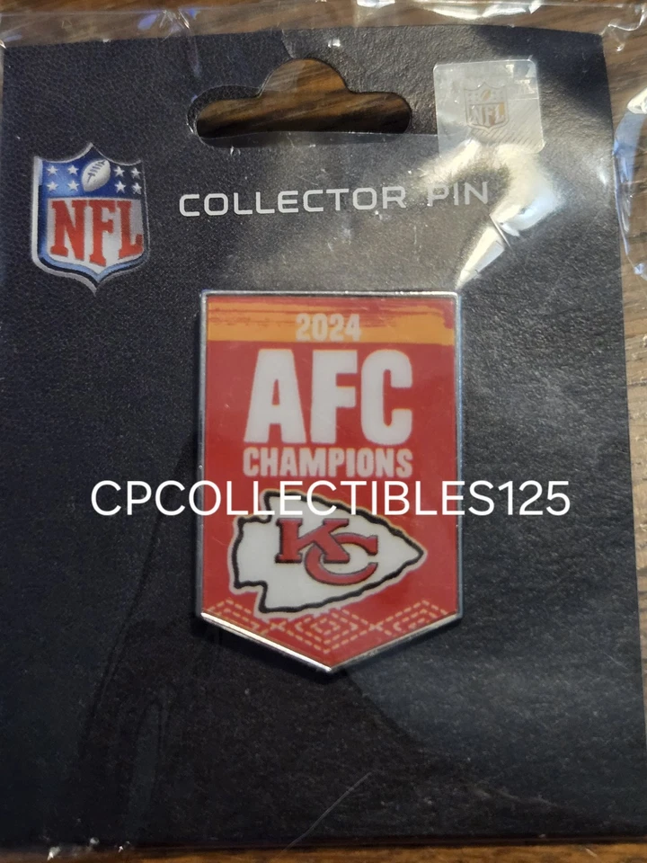 堪萨斯城酋长队 2024 年亚足联冠军翻领比赛日徽章 — 第 1/1 张图片