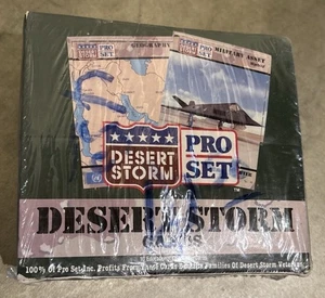 New DESERT STORM Pro Set 1991 Factory Sealed BOX Of 36 Packs 10 Cards Each - Picture 1 of 2