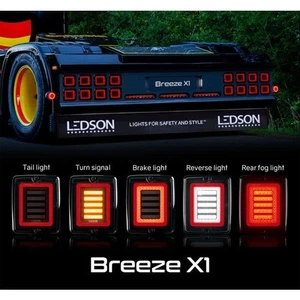 Luz trasera LEDSON Breeze X1 con multifunción - Imagen 1 de 9