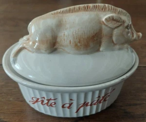 Keramik Terrine Pastenhaus Wildschwein 20. Jh. - Bild 1 von 10
