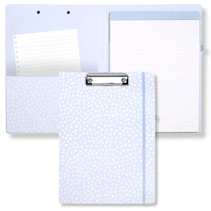 Steel Mill & Co Cute Clipboard Folio with Refillable Lined Notepad and Interi... - Picture 1 of 8