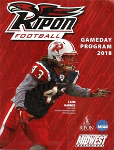 Programa de fútbol americano universitario 2018 - Ripon Redmen Vs Lawrence - Imagen 1 de 1