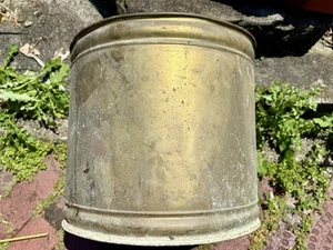 Vintage Large BRISTOL BRASS Lightweight Flower Planter Cache POT Jardiniere - Picture 1 of 9