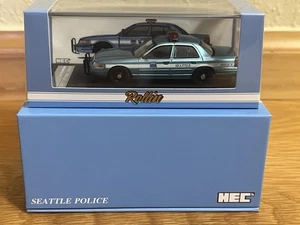 Rollin 1:64 Seattle Police Department Ford Crown Victoria P71 HEC Rare RTS NIB - Picture 1 of 22