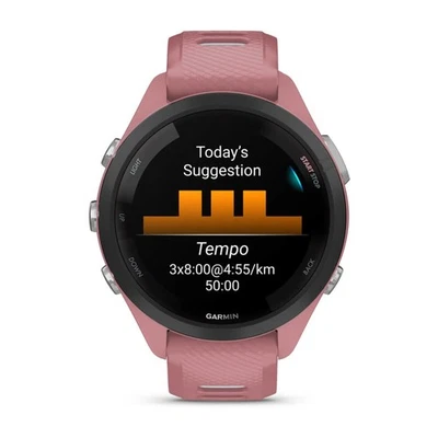 Garmin Forerunner 265S GPS Smartwatch 42 mm AMOLED Pink/Grey Fitnessuhr - Bild 1 von 4