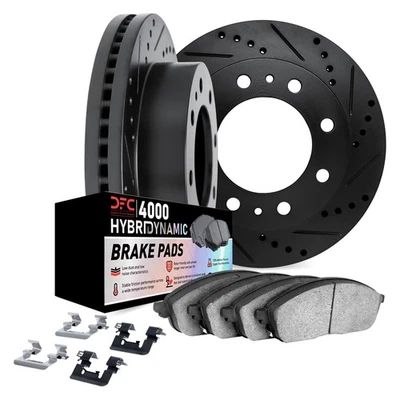 For Dodge D200 75-77 Brake Kit DFC Drilled & Slotted Front Brake Kit w 4000 Foto 1 de 4