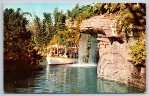 Postal 1959 de Anaheim, California - Disneyland - Jungle Cruise Waterfall Adventure - Imagen 1 de 2