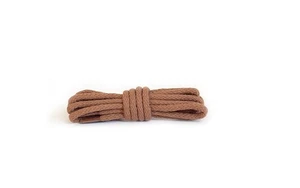 Round Shoe Laces 100% Durable Cotton, Made in Europe, For Shoes Boots - Picture 1 of 16