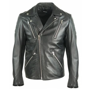 Diesel Herren Bikerjacken R-Pusmir 900 Lederjacke - Picture 1 of 2