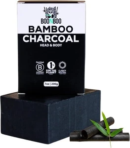 Bamboo Charcoal Body Soap | 7oz / 200g | African Black Bar - Picture 1 of 1