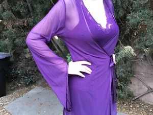 Fredericks of Hollywood Medium/Large Intimate Lingerie Set 2 Pcs. Robe and Cami - Picture 1 of 12