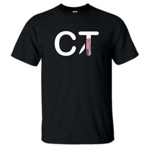 T-shirt Coeburn Tool CT bandiera americana logo LG nera maniche corte L - Foto 1 di 2