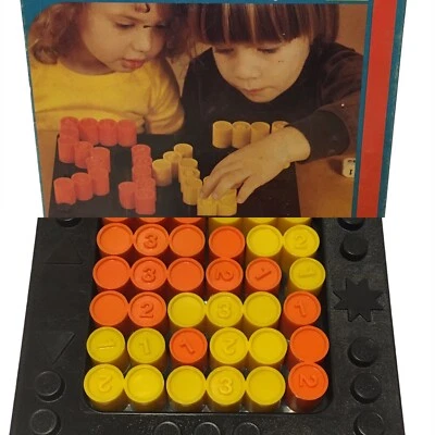 VINTAGE 1970 Orda 1 2 3 GO !!  Board Game  Discovery Toys Numbers Complete - Image 1 of 4