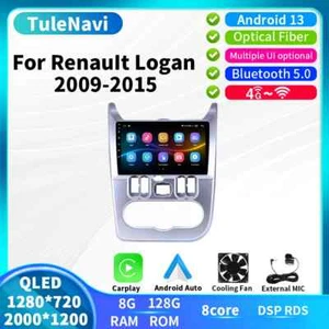 For Renault Logan Sandero 2009-2015 4G Car Radio Video Player Carplay Stereo GPS - Picture 1 of 31