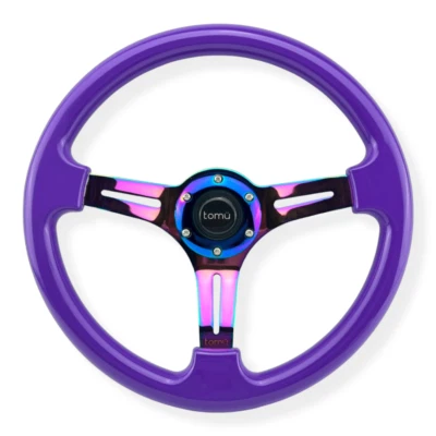 14" (350mm) Purple ABS Steering Wheel  Fit 6 hole Hub - Image 1 of 4