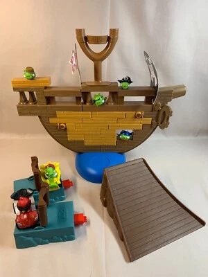 Angry Birds Go! Jenga Pirate Pig Attack Game Hasbro 2013 Incomplete Please Read - Image 1 of 4