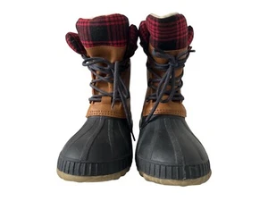 Gap Kids Brown Insulated Duck Boot Unisex Size 5/6 - Picture 1 of 10