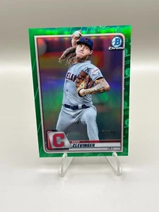 2020 Bowman Cromato Mike Clevinger Rifrattore Verde/99 - Foto 1 di 2