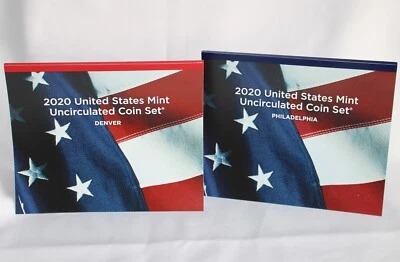 2020 Annual P and D Uncirculated 20 Coin United States Mint Set as Issued - Image 1 of 4