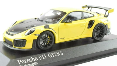Minichamps x PH Porsche 911 991.2 Race Yellow GT2 RS 1:43 carro fundido 413067238 - Imagem 1 de 4