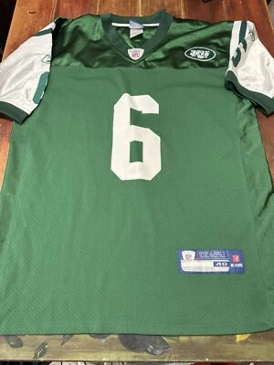 Camiseta deportiva vintage de los New York Jets Mark Sanchez #6 Reebok On Field NFL - talla 48 bonita Foto 1 de 4