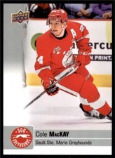 2019-20 UD CHL Base Set #274 Cole Mackay - Sault Ste. Marie Greyhounds