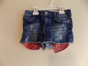 WALLFLOWER GIRLS JEAN SHORTS 7 - Picture 1 of 3