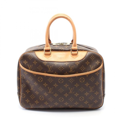 LOUIS VUITTON（LV） Borsa a mano Louis Vuitton Deauville Bowling Vanity M47270 tela monogramma usata GHW