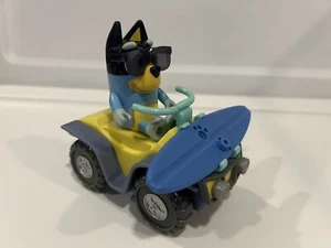 Bluey Beach Quad With Bandit Bluey Moose Toys Complete - Picture 1 of 5