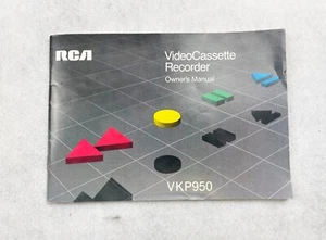 VINTAGE RCA VIDEO CASSETTE RECORDER OWNER'S MANUAL VKP950 - Picture 1 of 4