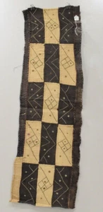 Corredor de mesa de rafia tejido natural tela africana Cuba Congo - Imagen 1 de 2