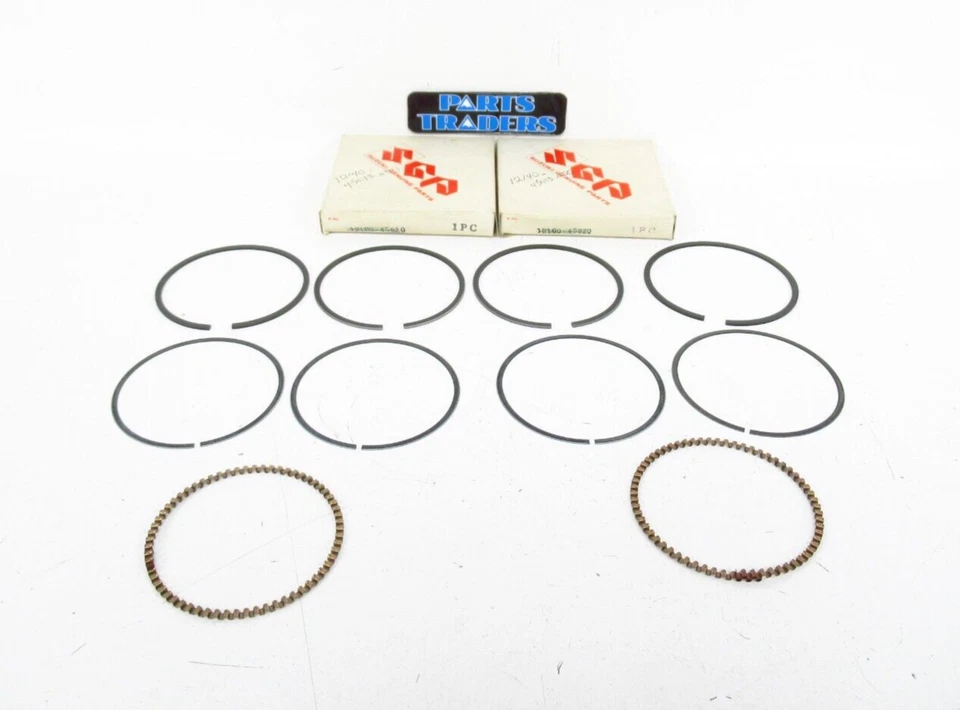 Juego de anillos de pistón genuinos Suzuki 0,50 GS400 GS400X GS750 GS750E GS750L Nuevo de Lote Antiguo Foto 1 de 1