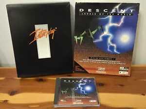 Descent Levels of the World (PC CD DOS, 1995) Big Box and CD - VINTAGE - Picture 1 of 10