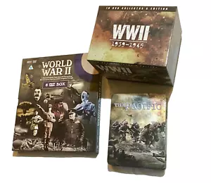 WWII 10 DVD COLLECTOR'S EDITION + WWII 8 DVD COLLECTION + THE PACIFIC DVD BUNDLE - Foto 1 di 24