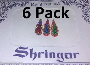 18x Bindi Bindis Shringar Bollywood Original India Schmuck Sari Goa Sticker - Bild 1 von 3