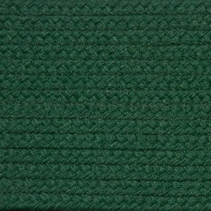 SOLID DARK SEAFOAM GREEN BRAIDED AREA RUGS By COLONIAL RUG-MANY SIZES! 128 - Picture 1 of 1