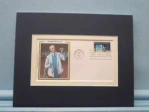 Saluting the Field Of Health Research and the First Day Cover of its own stamp - Picture 1 of 1